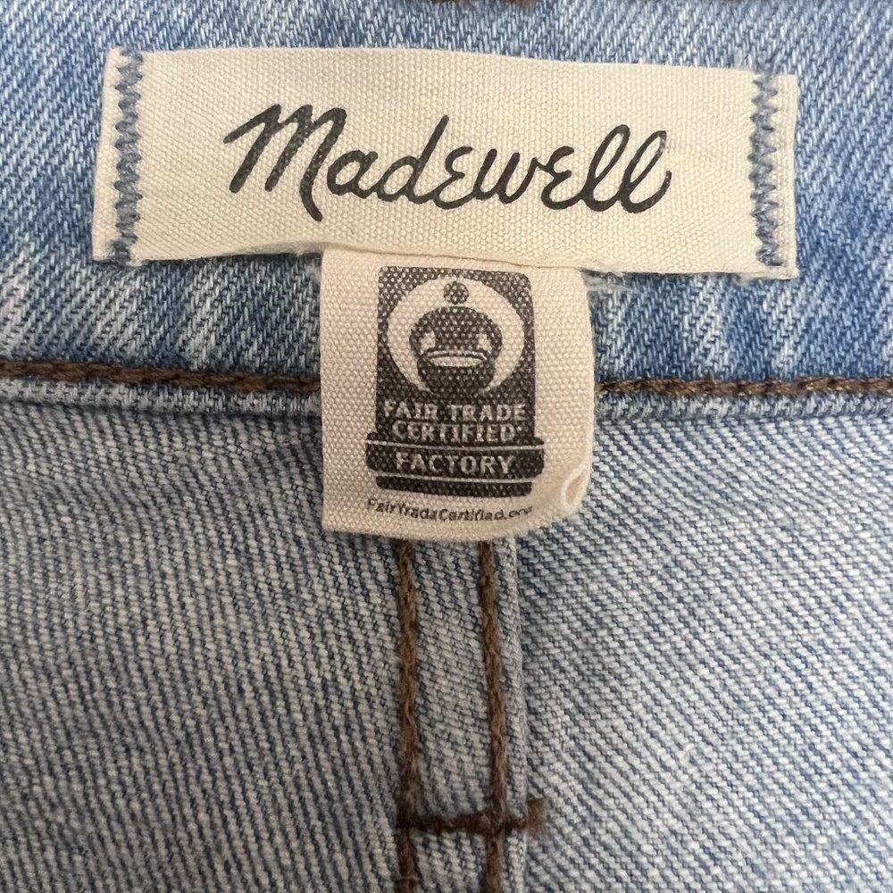 Madewell Light Blue Cropped Ankle Jeans - Picture 5 of 13
